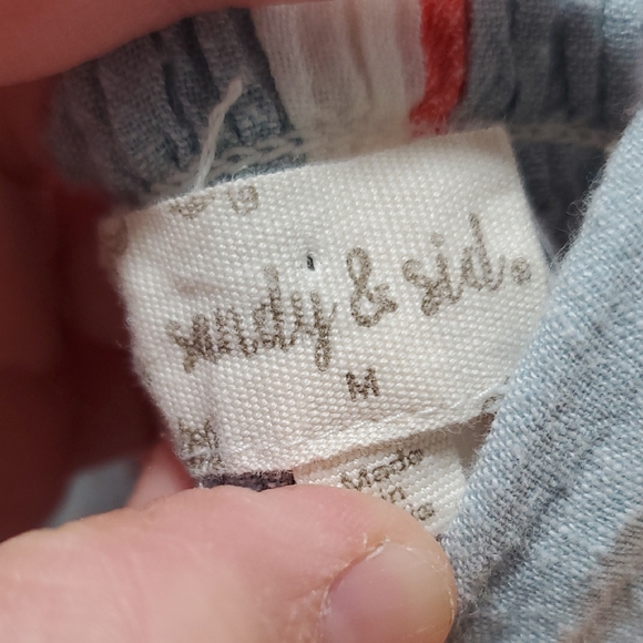 Striped Yellow and Blue Midi Dress - Picture 2 of 16